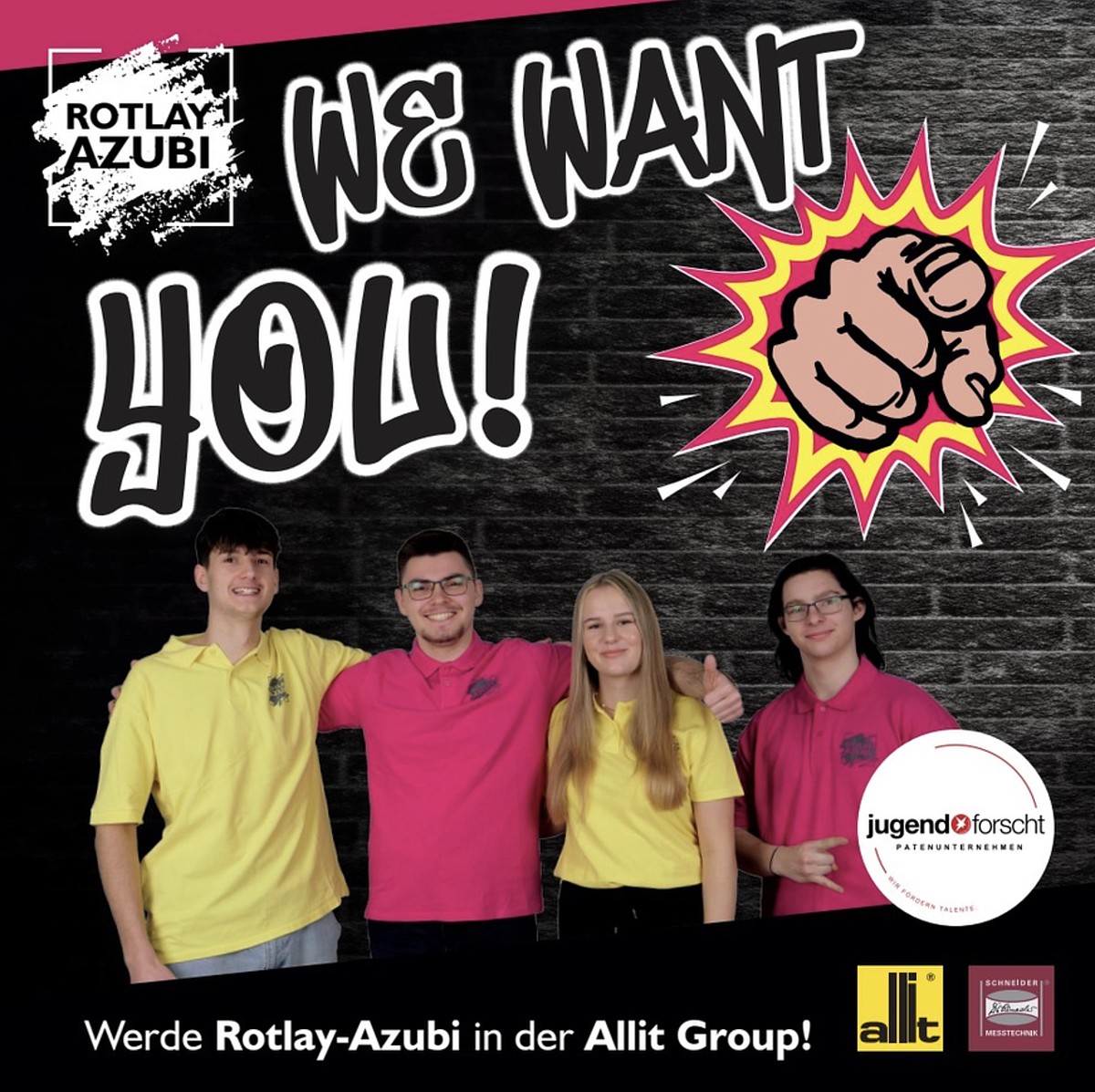Broschüre "Werde Rotlay-Azubi in der Allit Group"
